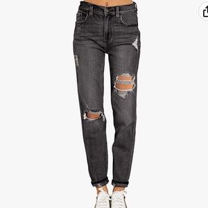 NEW Dark Gray Ripped Jeans Size Medium